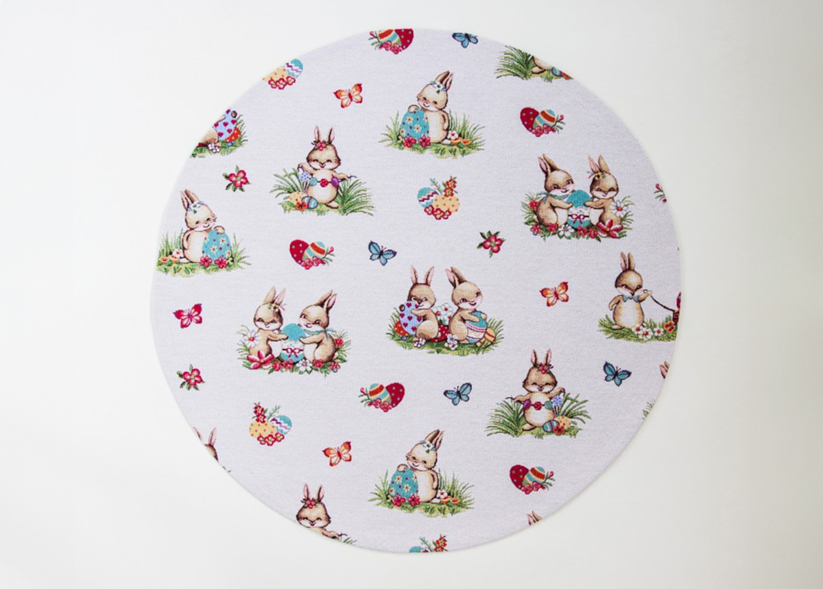 Gobeliinikangas liina Ostern Ø 65 cm