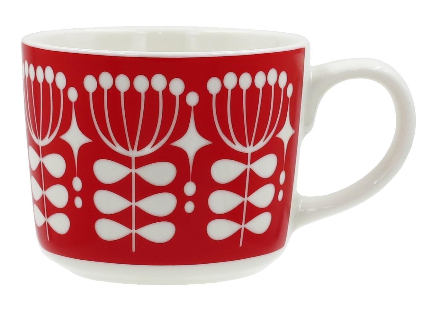 Muki Retro punainen 350 ml, 2 kpl