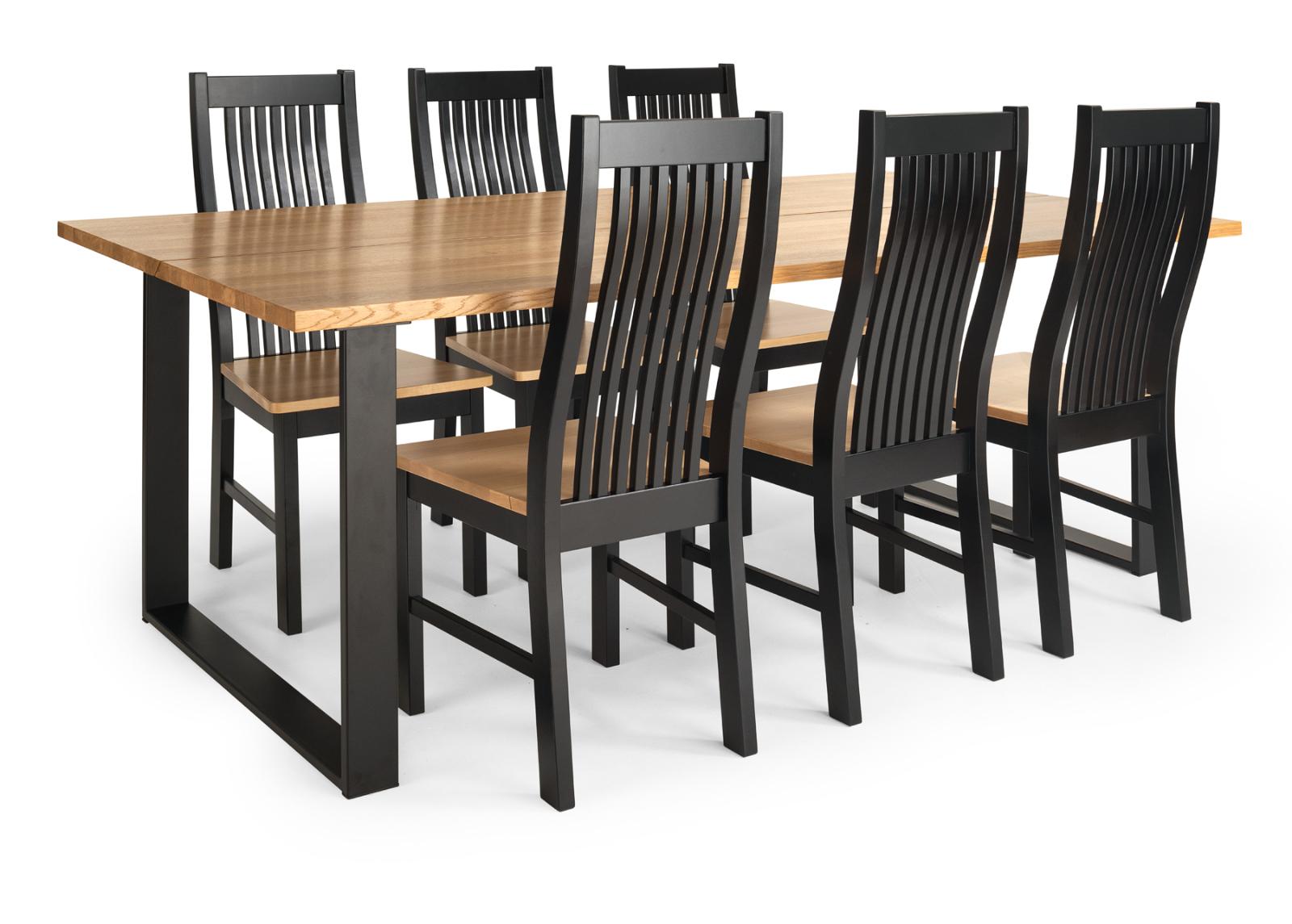 Tommy ruokapöytä ja 5 tuolia