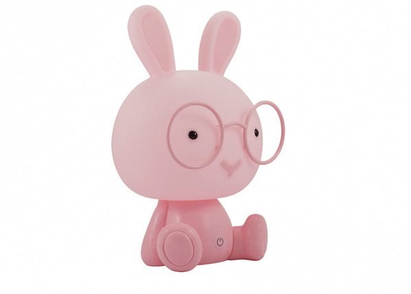 Yölamppu Rabbit LED, vaaleanpunainen