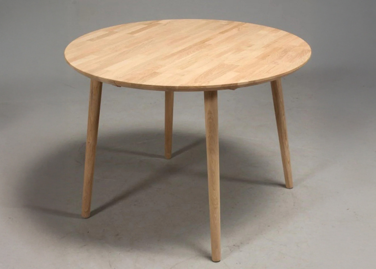 Ruokapöytä Andria Ø 106 cm luonnollinen