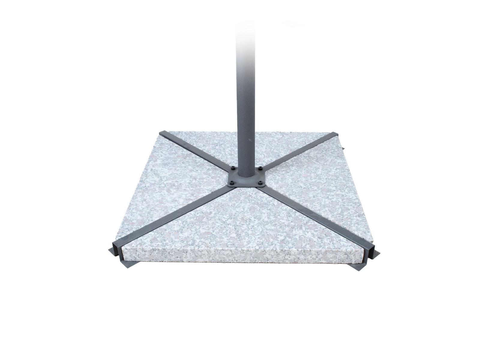 Aurinkovarjoalustan kivet, 4 kpl/ 34 kg