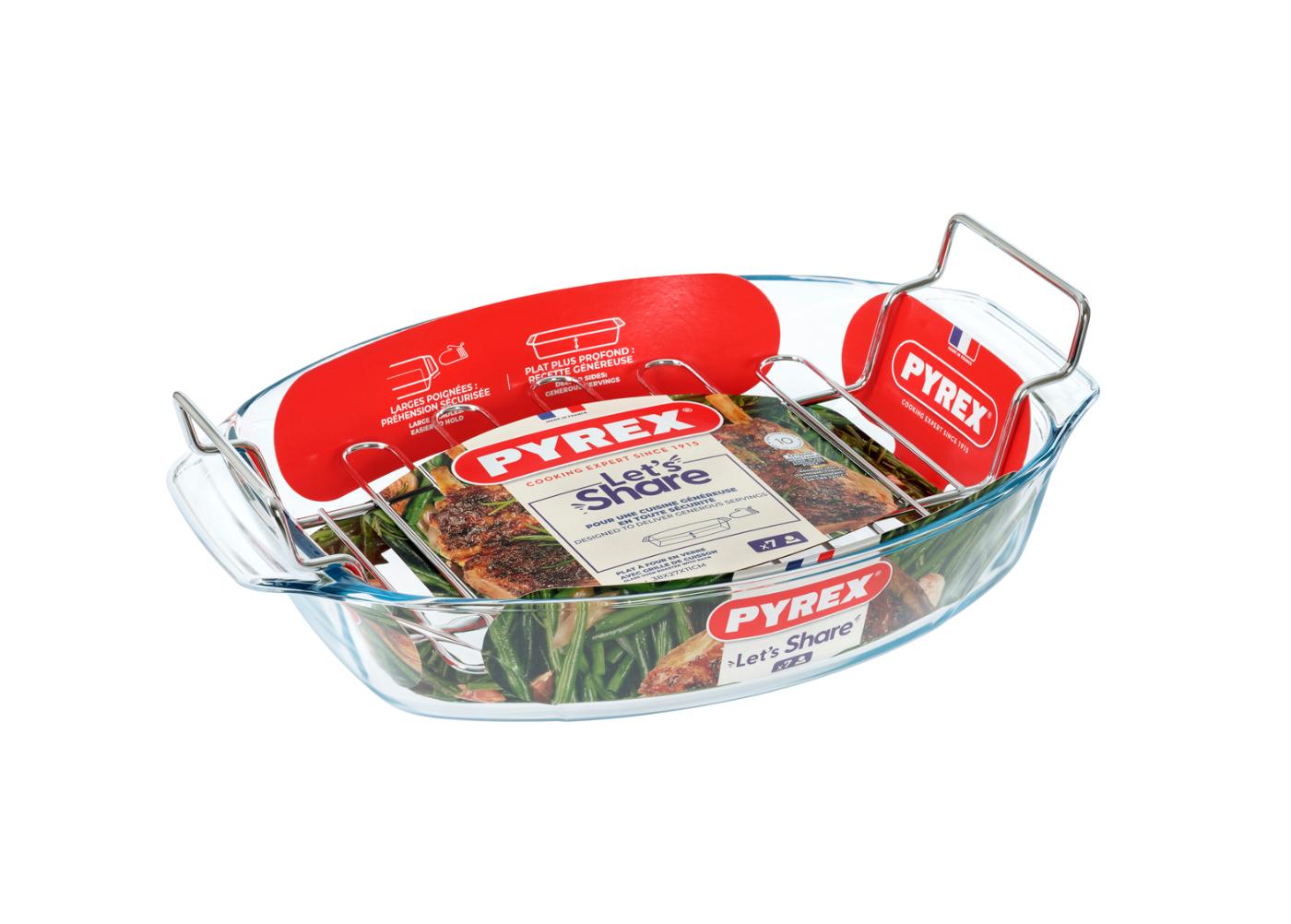 Uunivuoka paistoritilällä Pyrex