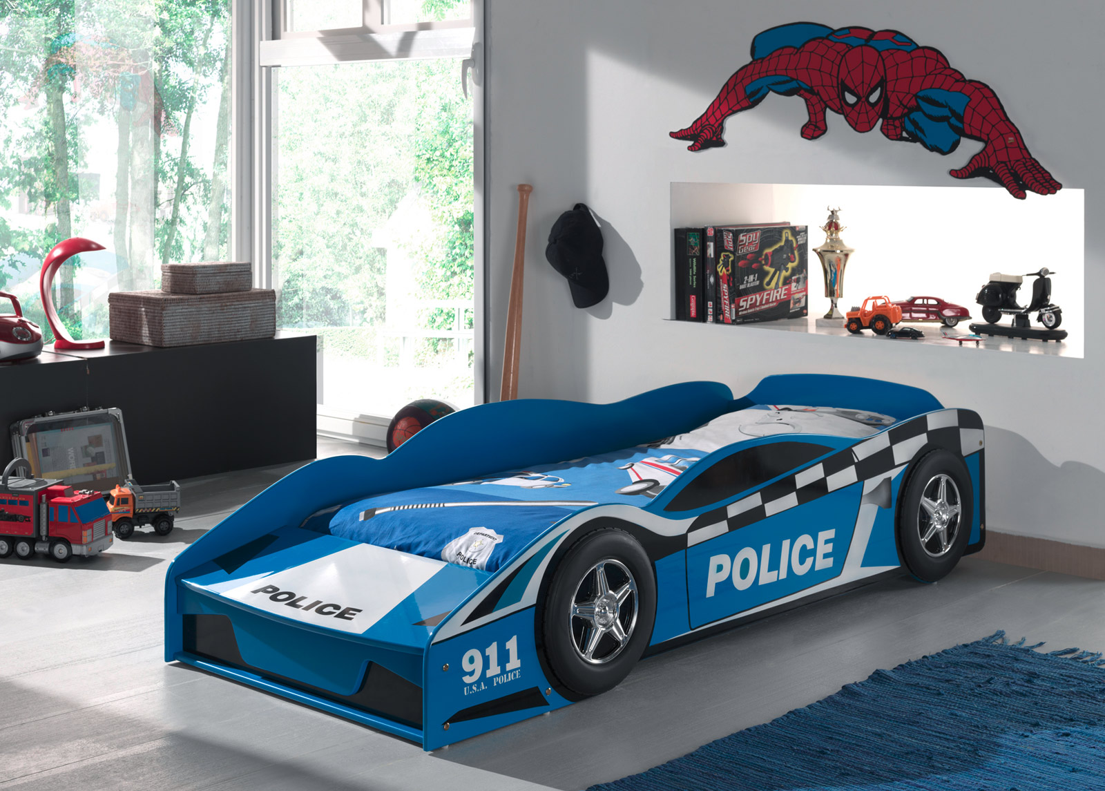 Sänky POLICE CAR 70x140 cm