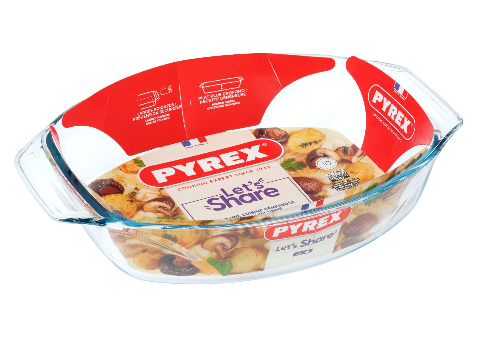 Uunivuoka Pyrex Irresistible 2,8 L, ovaali