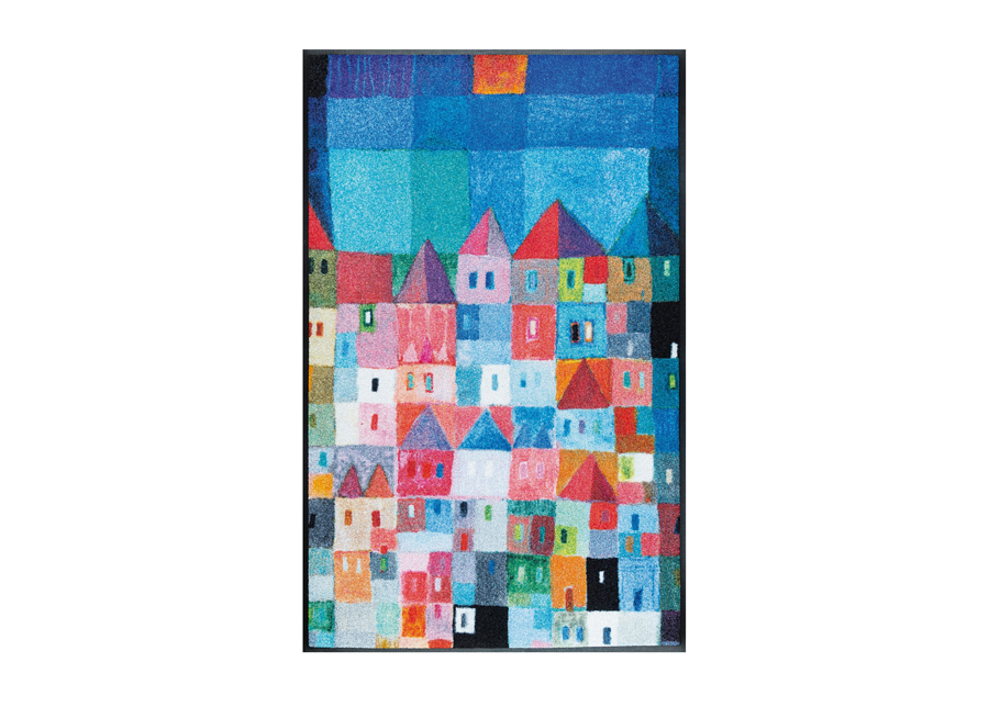 Matto COLOURFUL HOUSES 75x120 cm