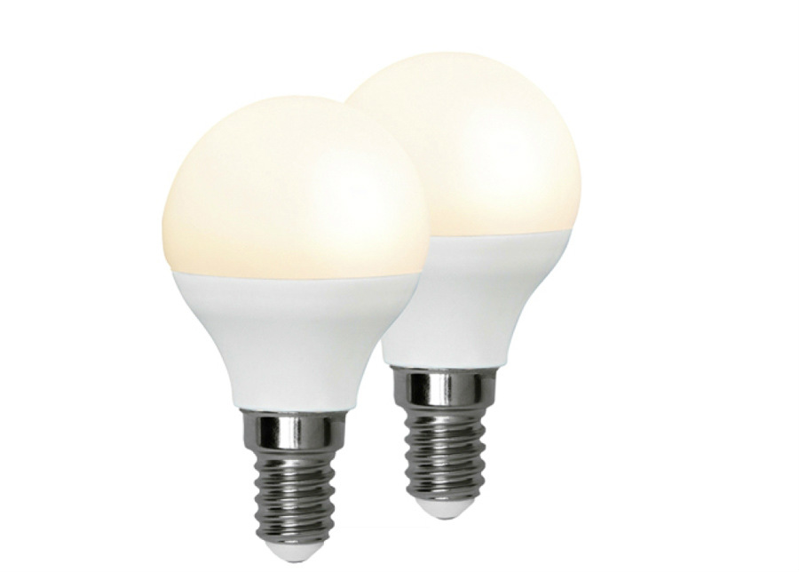 LED sähkölamppu E14 3 W, 2 kpl