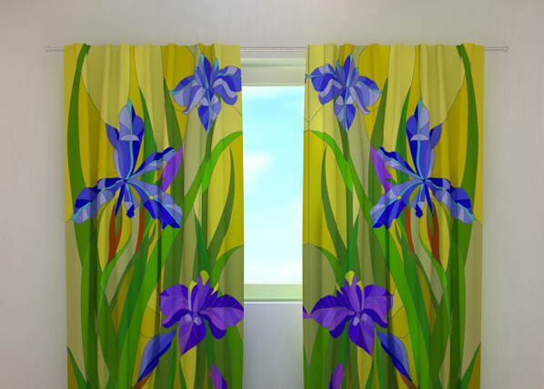 Läpinäkyvä verho IRISES 240x220 cm