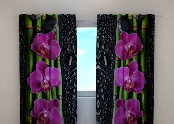 Läpinäkyvä verho LUXURY ORCHID 240x220 cm