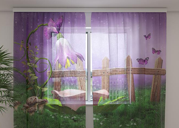 Sifonki-kuvaverho FAIRY SHOWER 240x220 cm